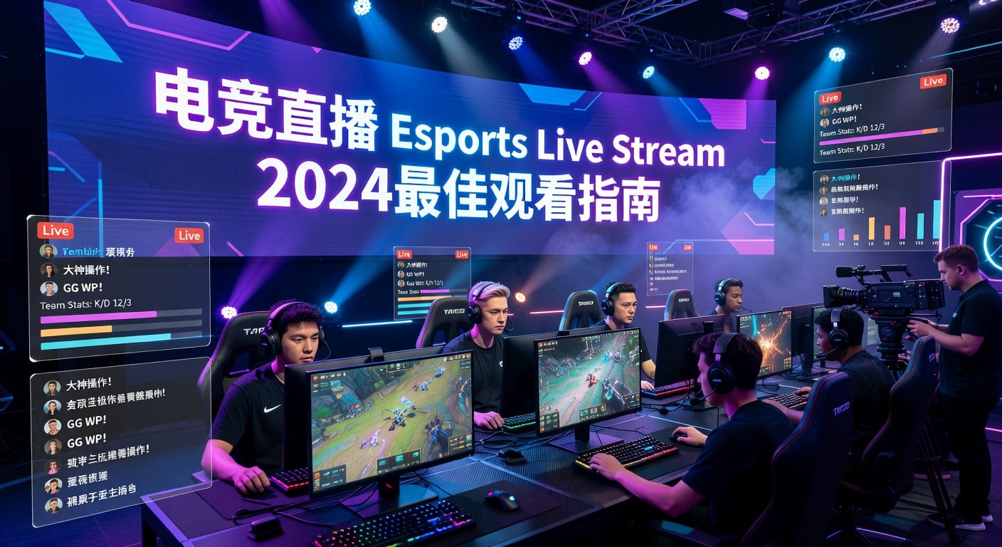 电竞直播 Esports Live Stream：观赛与数据解读指南