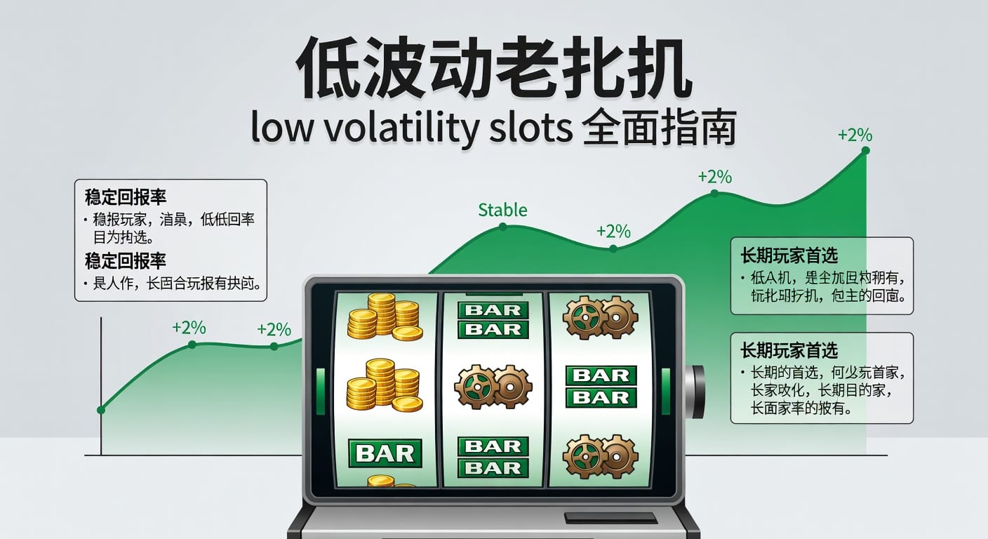 低波动老虎机 low volatility slots：2026年玩法分析