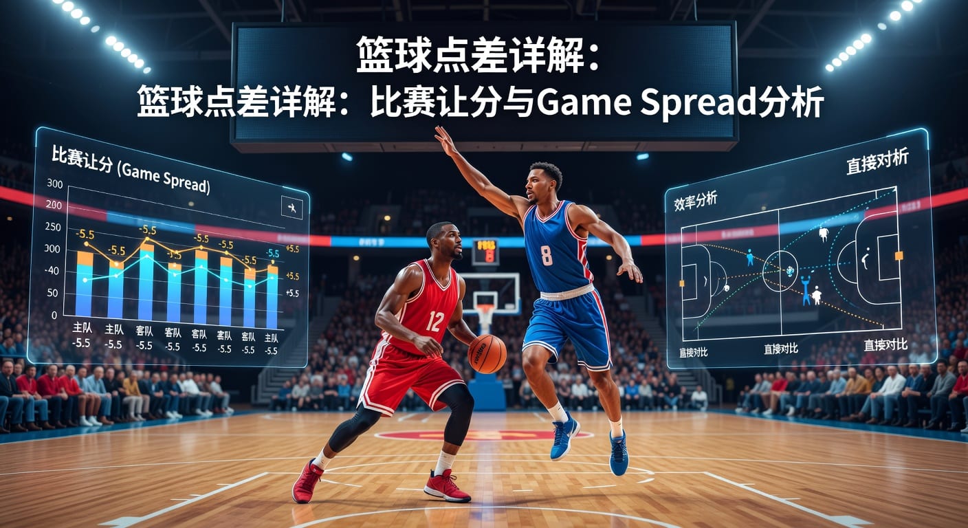 篮球点差 比赛让分 game spread 实战解析