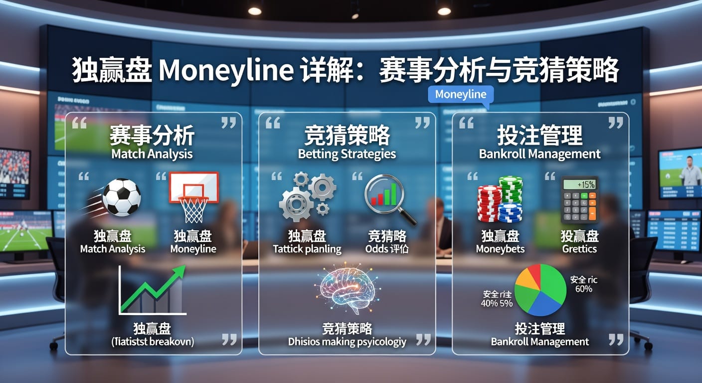 独赢盘 moneyline 实战指南：投注技巧、判断与风险